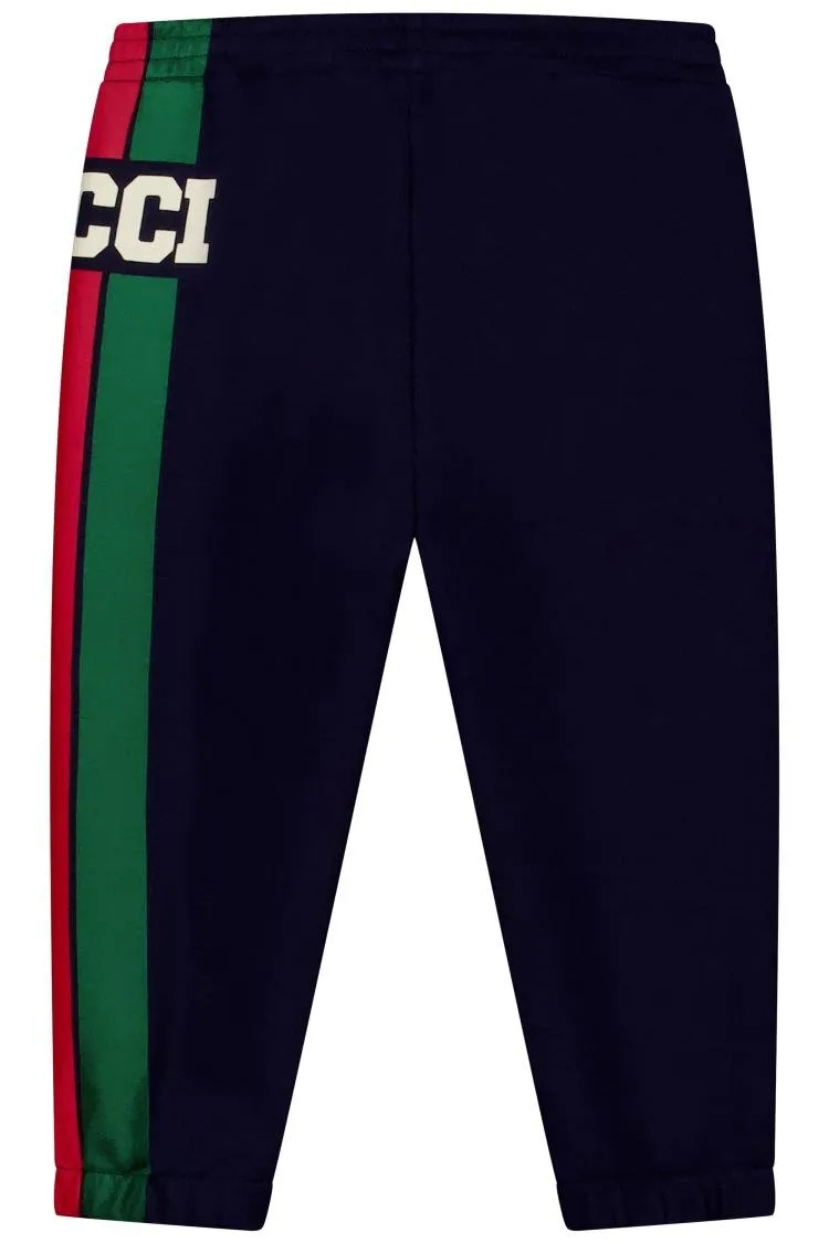 Gucci Kids Web Detailed Jogging Pants