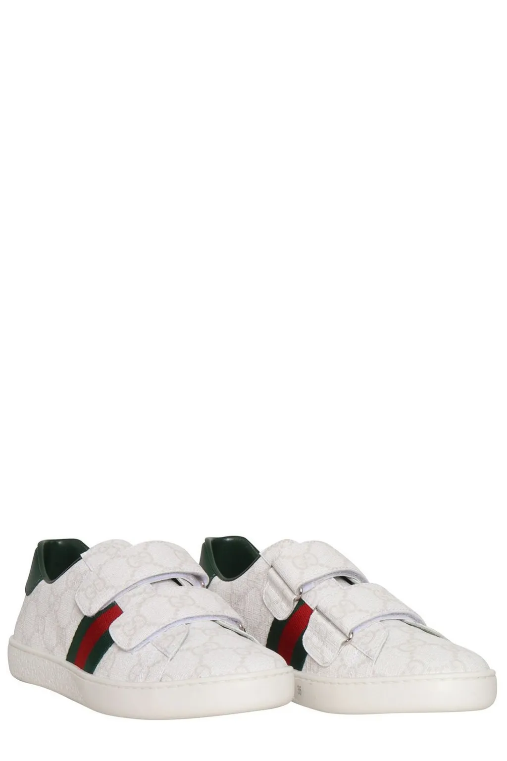 Gucci Kids Web Detailed Low Top Sneakers