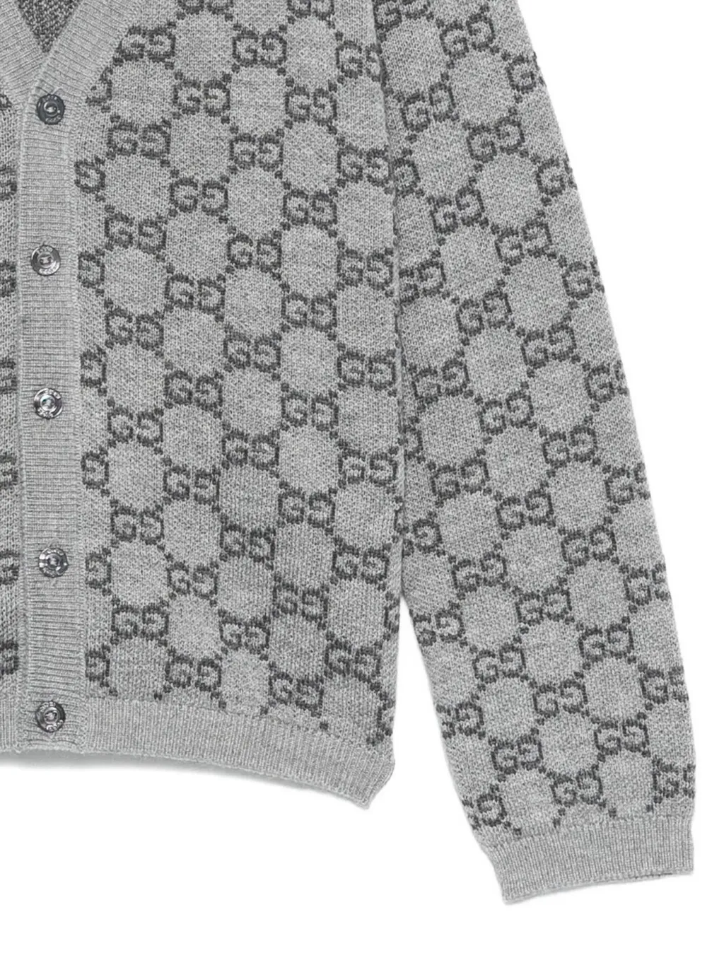 Gucci Kids Gg Jacquard Cardigan