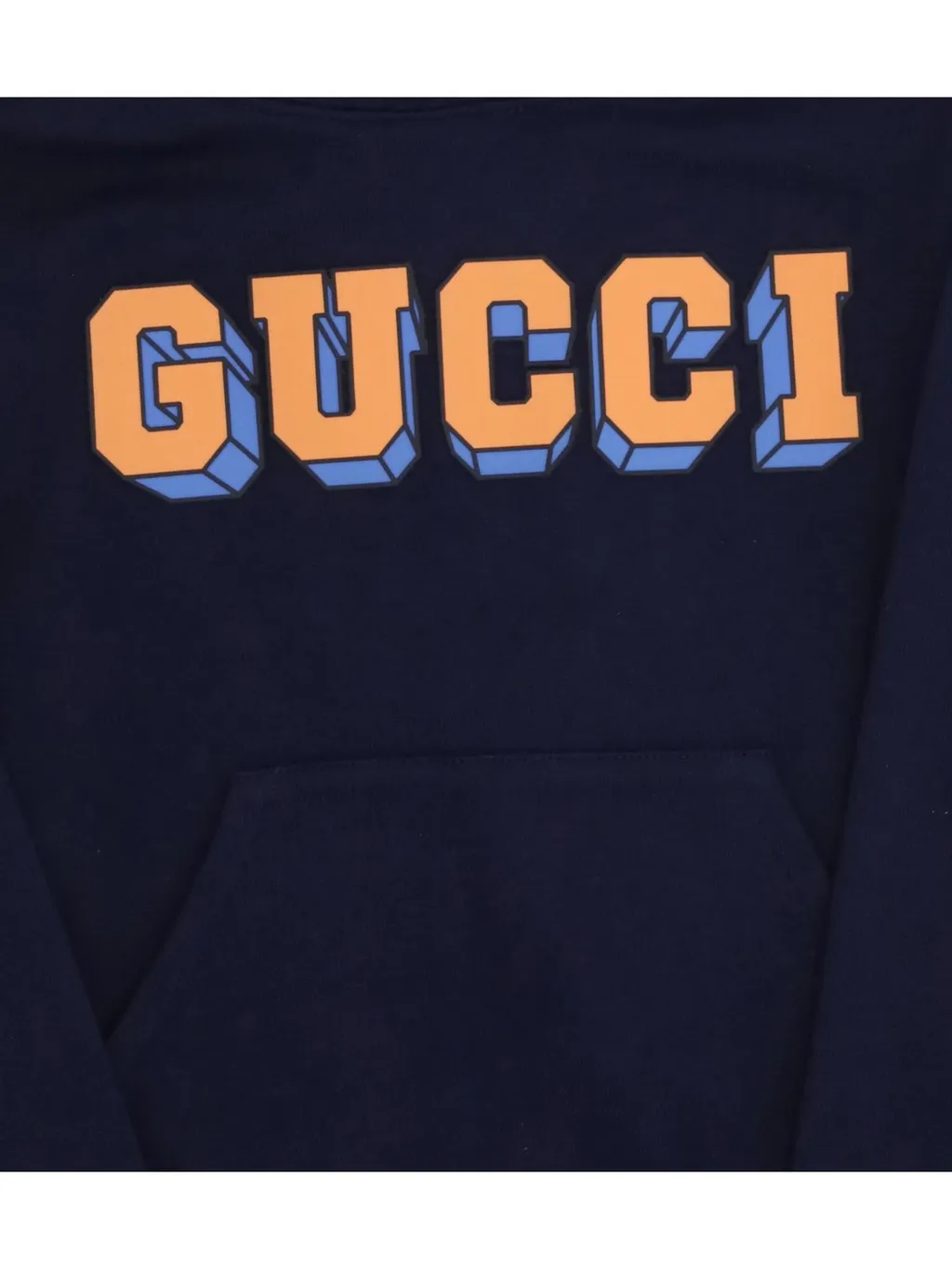 Gucci Kids Logo Printed Long-Sleeved Hoodie
