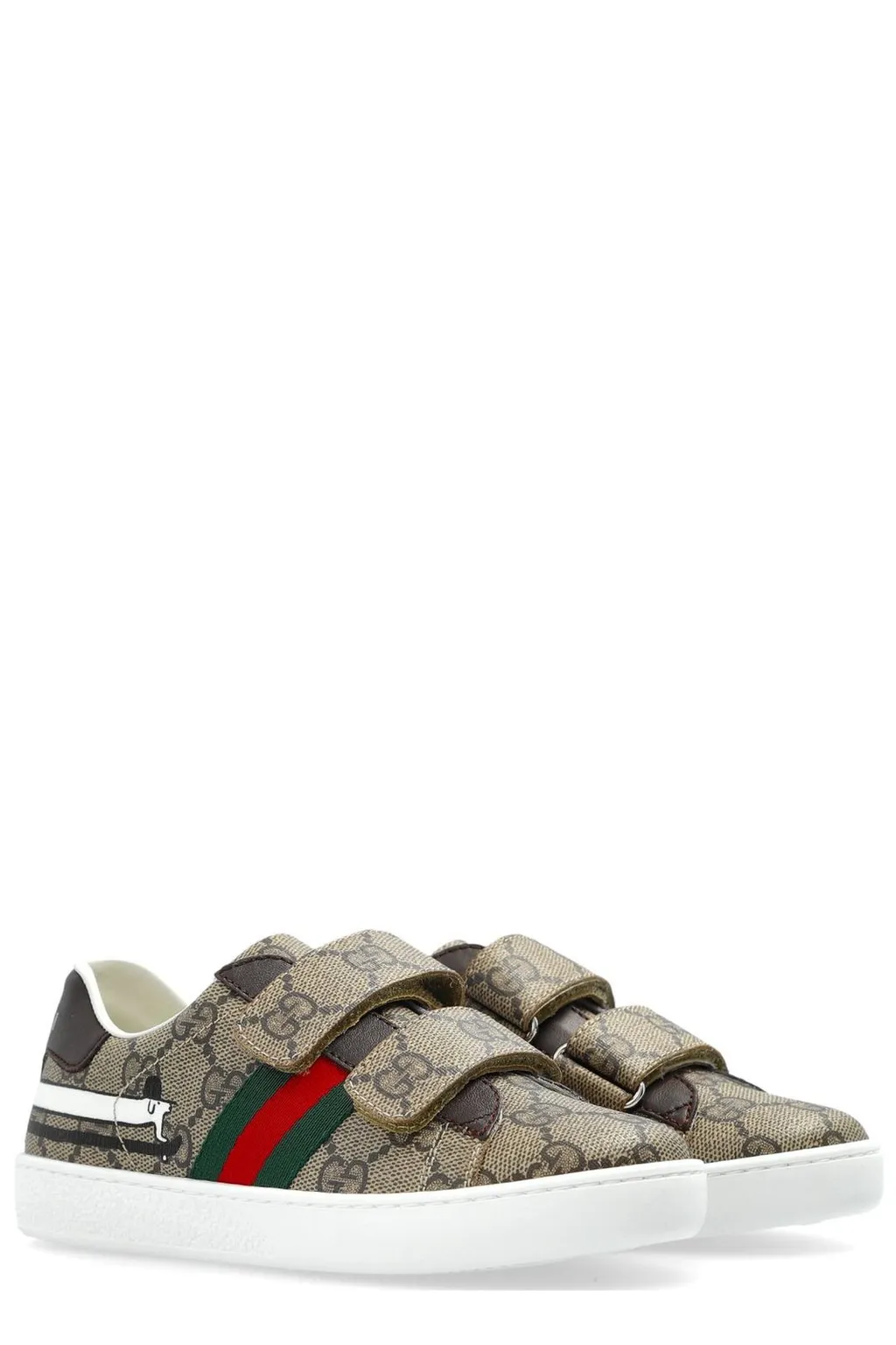 Gucci Kids Touch-Strapped Sneakers