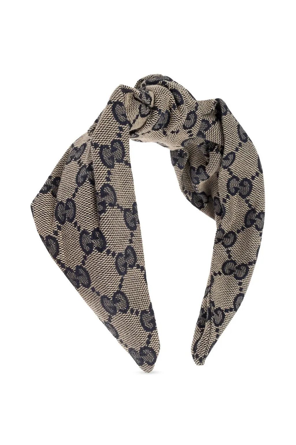 Gucci Kids Gg Motif Knotted Headband