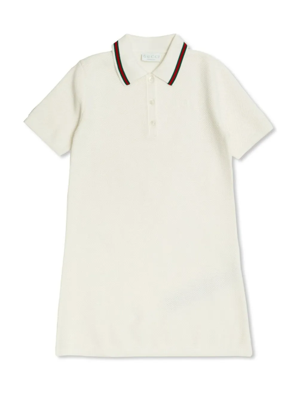 Gucci Kids Embroidered Short-Sleeved Polo Dress
