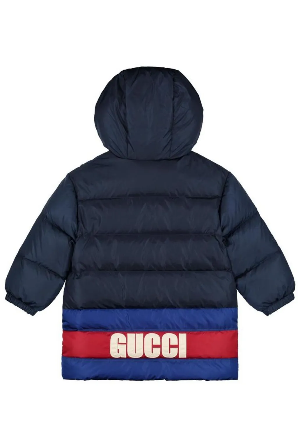 Gucci Kids Logo Printed Zip-Up Hooded Jacket