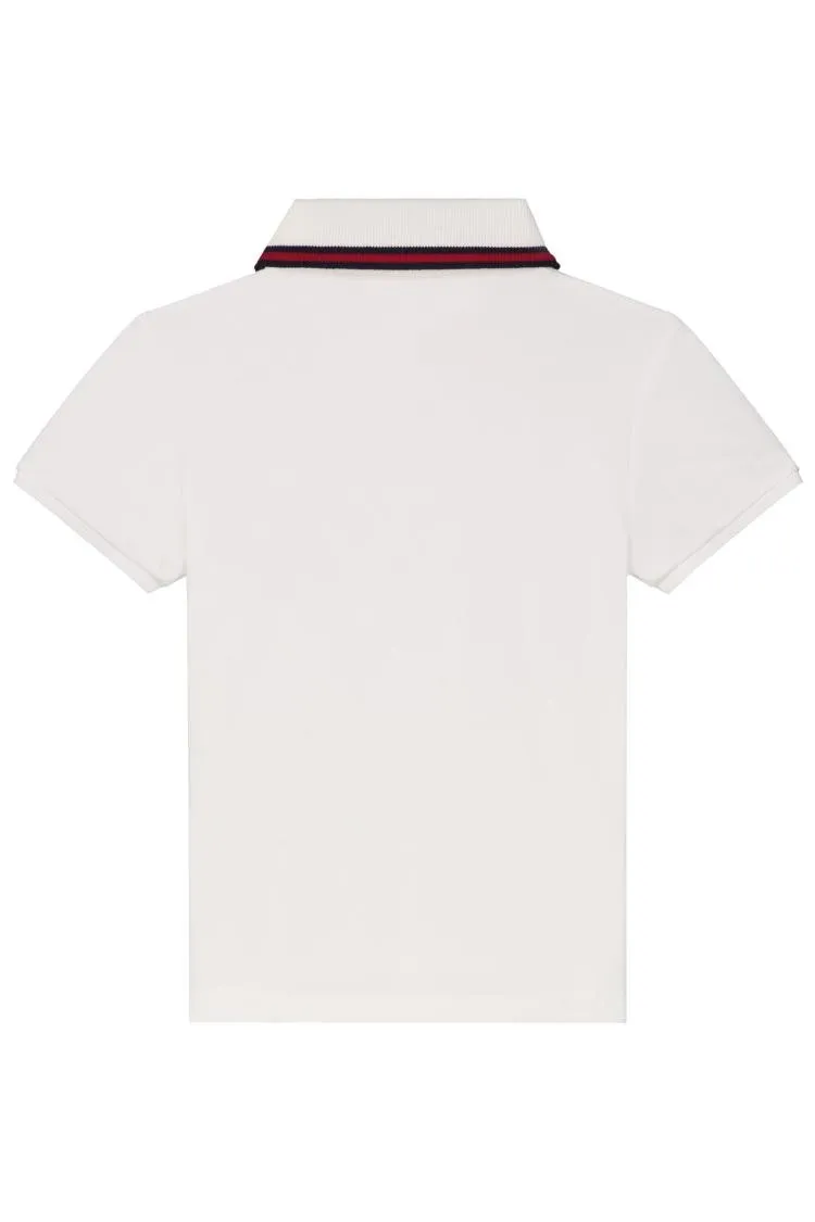 Gucci Kids Web Detailed Polo Shirt