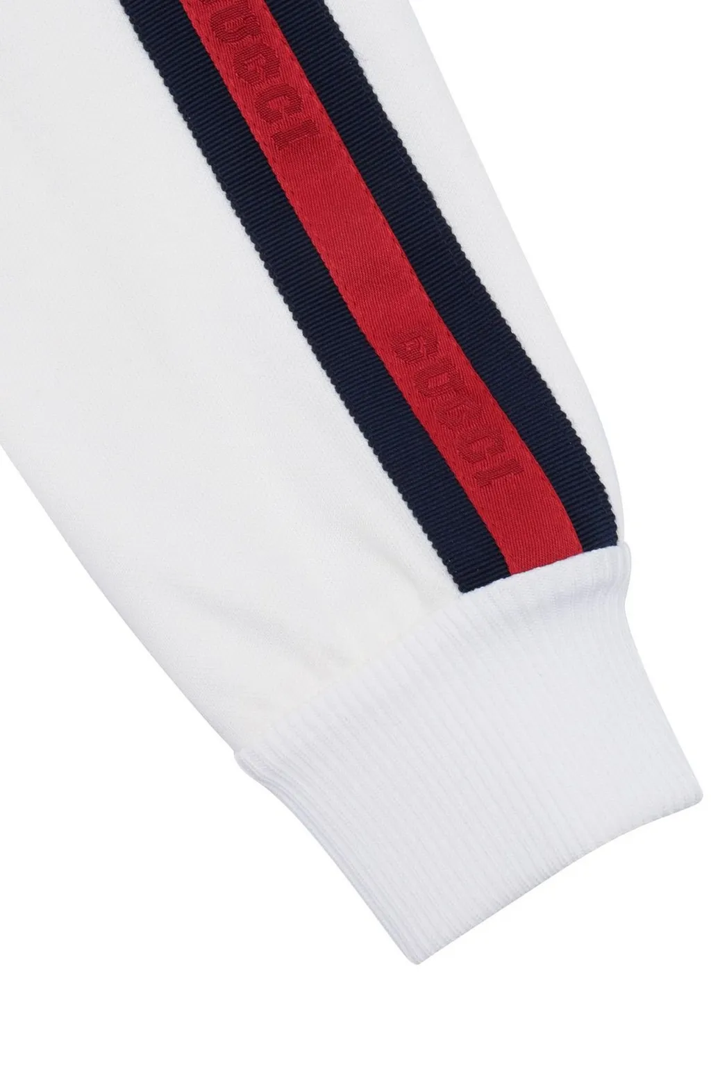 Gucci Kids Web Stripe Zip-Up Jacket