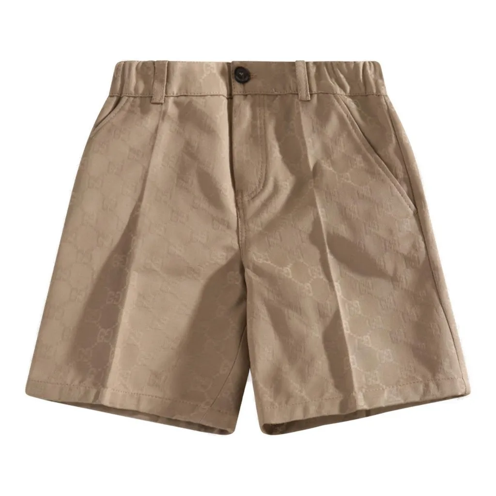 Gucci Kids Gg Button Detailed Shorts