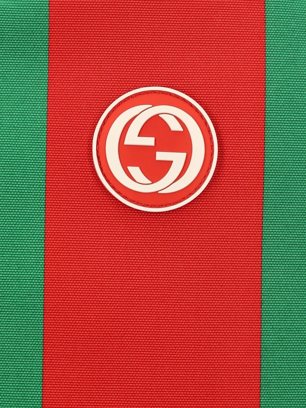 Gucci Kids Logo Patch Zip-Up Backpack