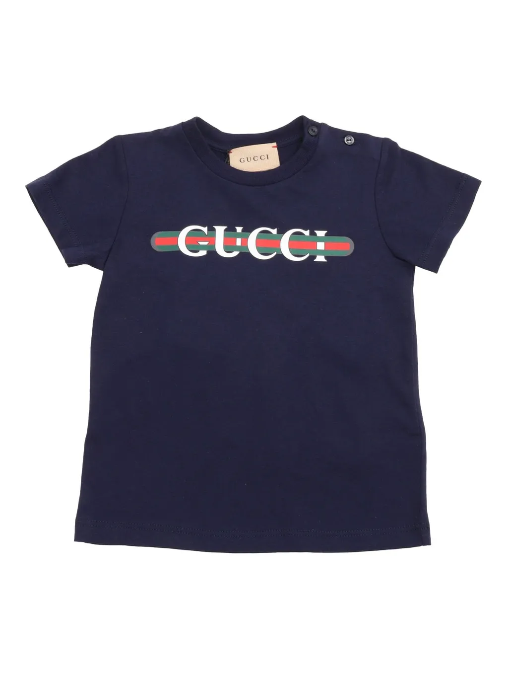 Gucci Kids Logo Printed Crewneck T-Shirt