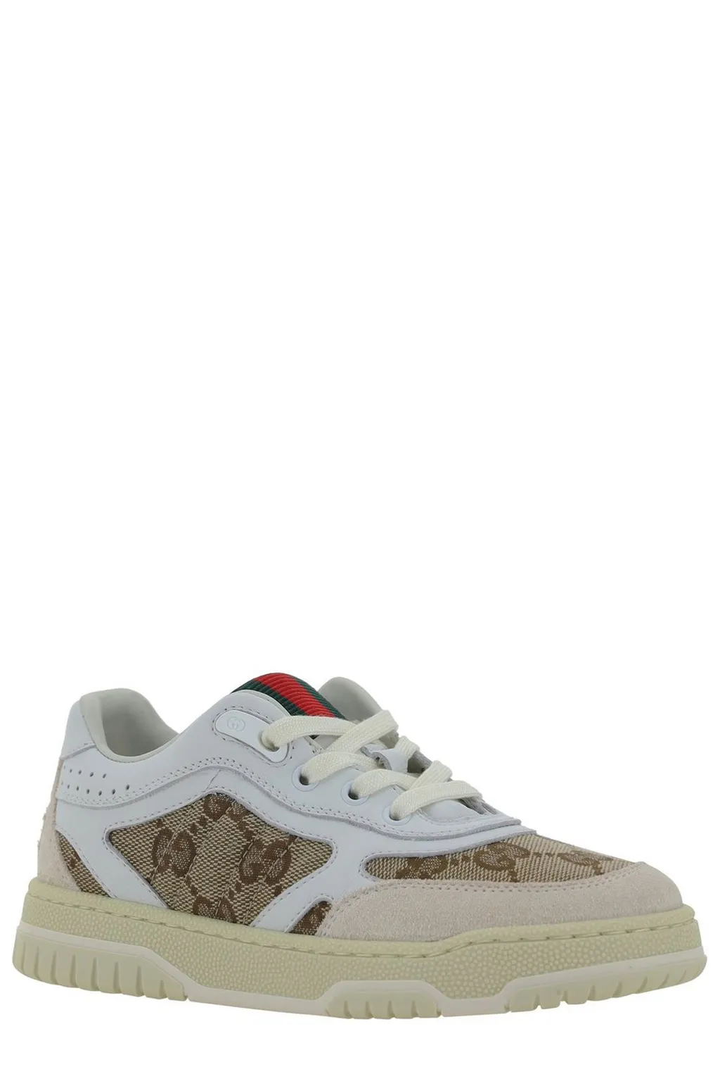 Gucci Kids Re-Web Lace-Up Sneakers