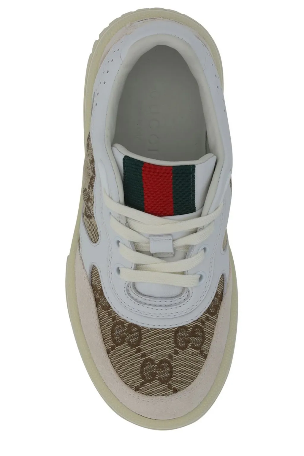 Gucci Kids Re-Web Lace-Up Sneakers