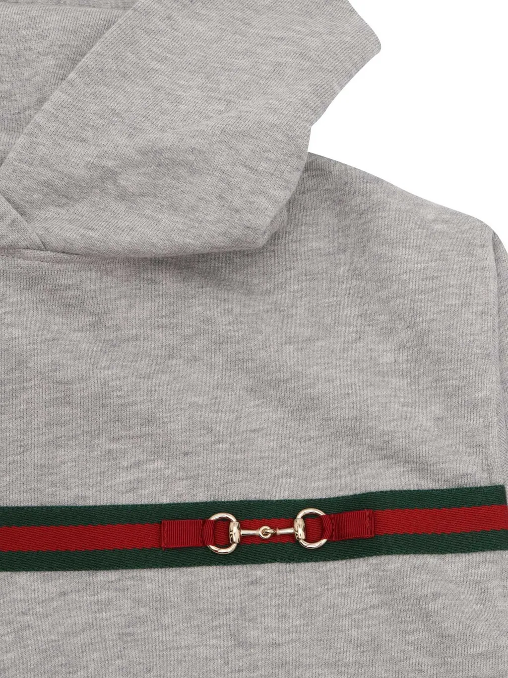 Gucci Kids Web Stripe Long-Sleeved Hoodie