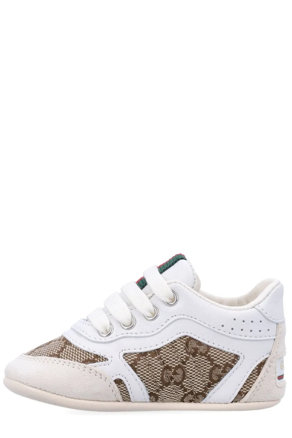 Gucci Kids Re-Web Lace-Up Trainers