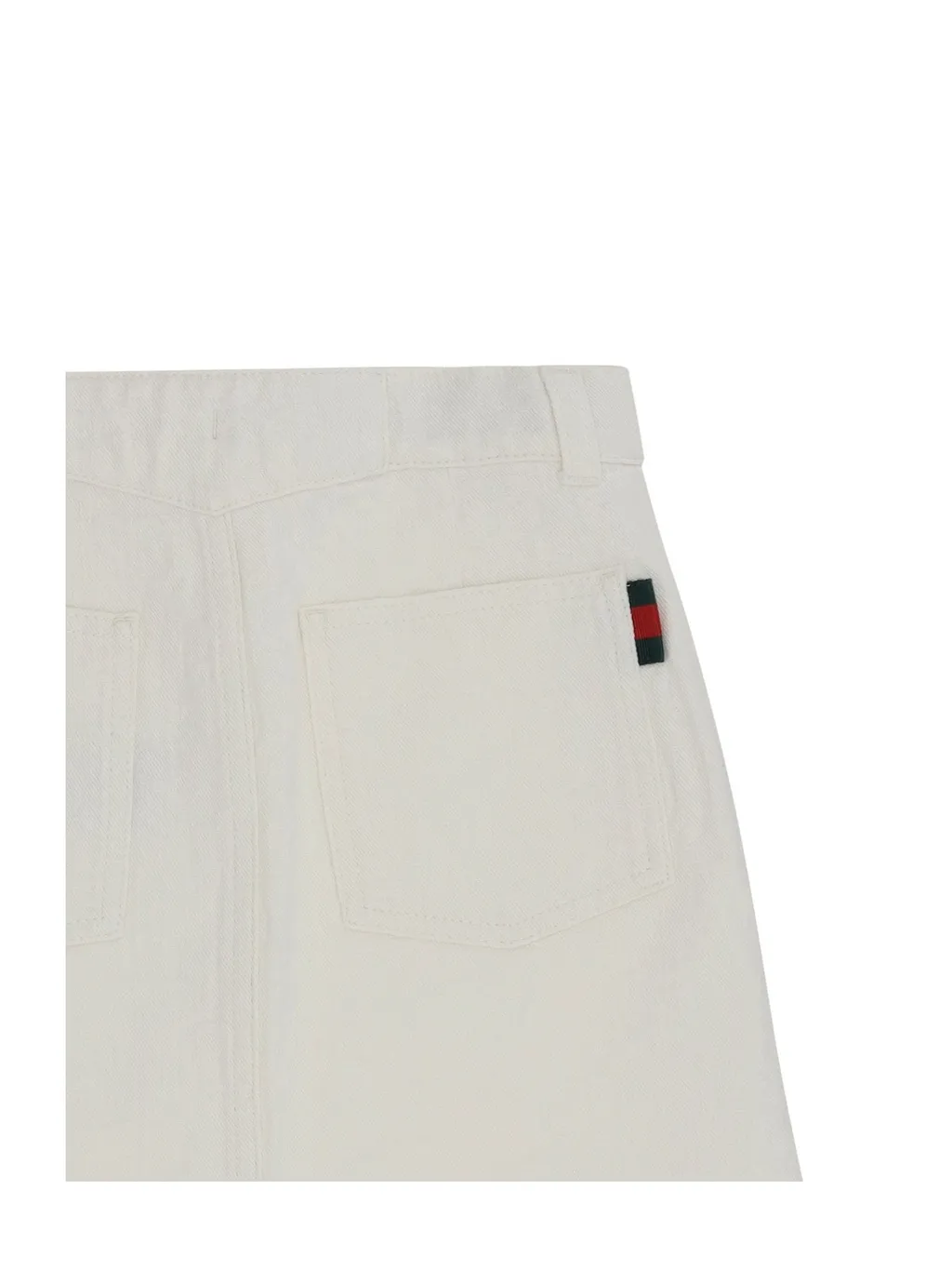 Gucci Kids Gg Denim Skirt