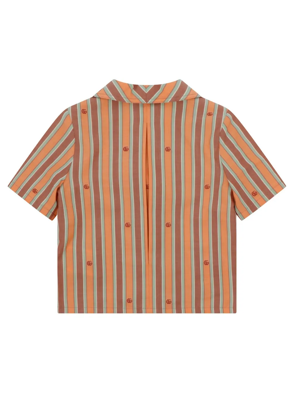 Gucci Kids Striped Short-Sleeved Shirt