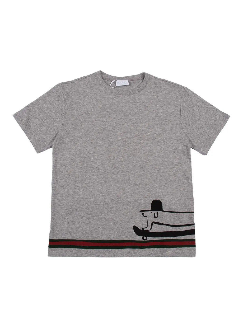 Gucci Kids Stripe Detailed Crewneck T-Shirt
