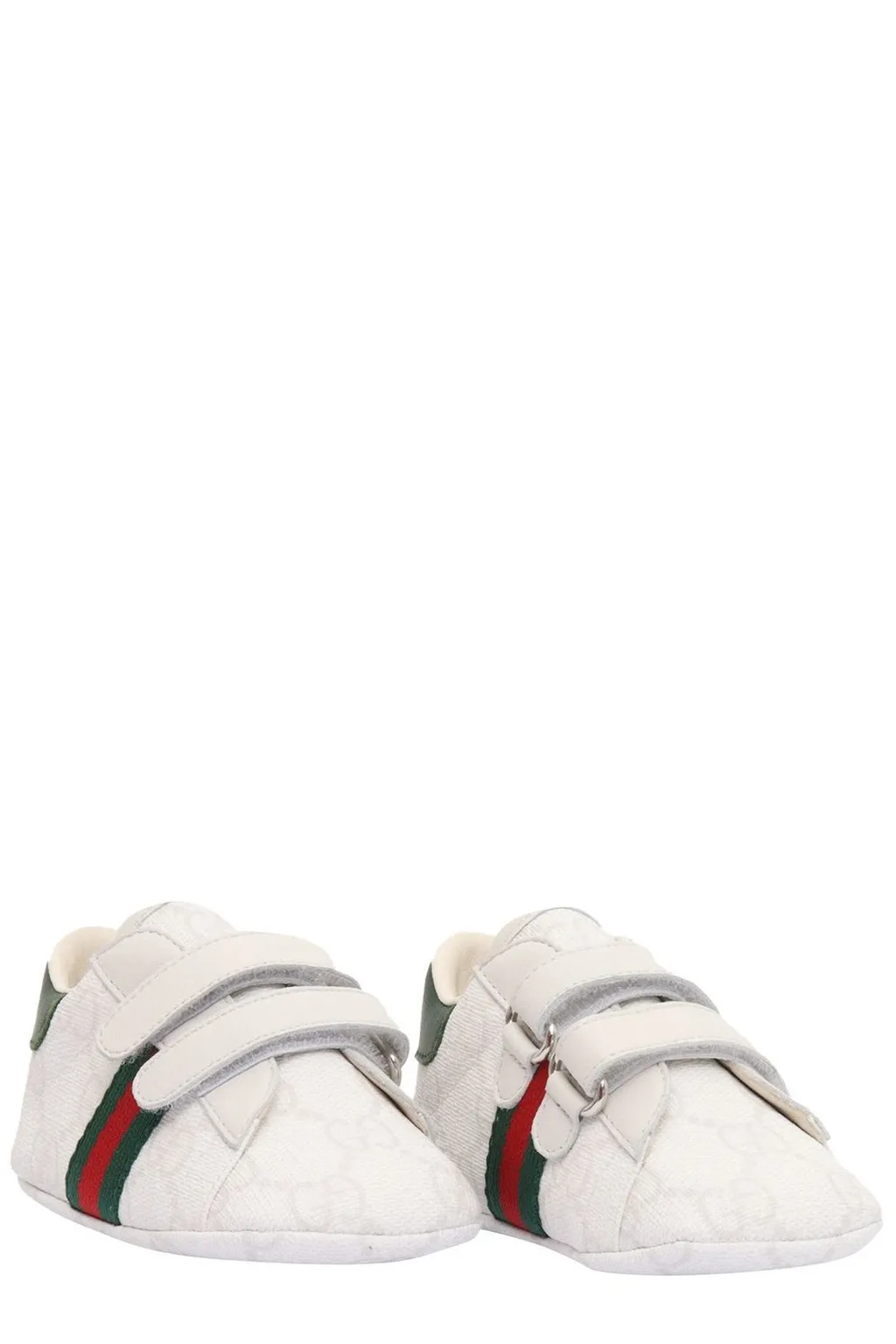 Gucci Kids Ace Double-Strap Sneakers