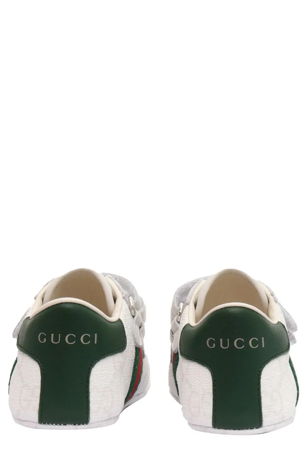 Gucci Kids Ace Double-Strap Sneakers