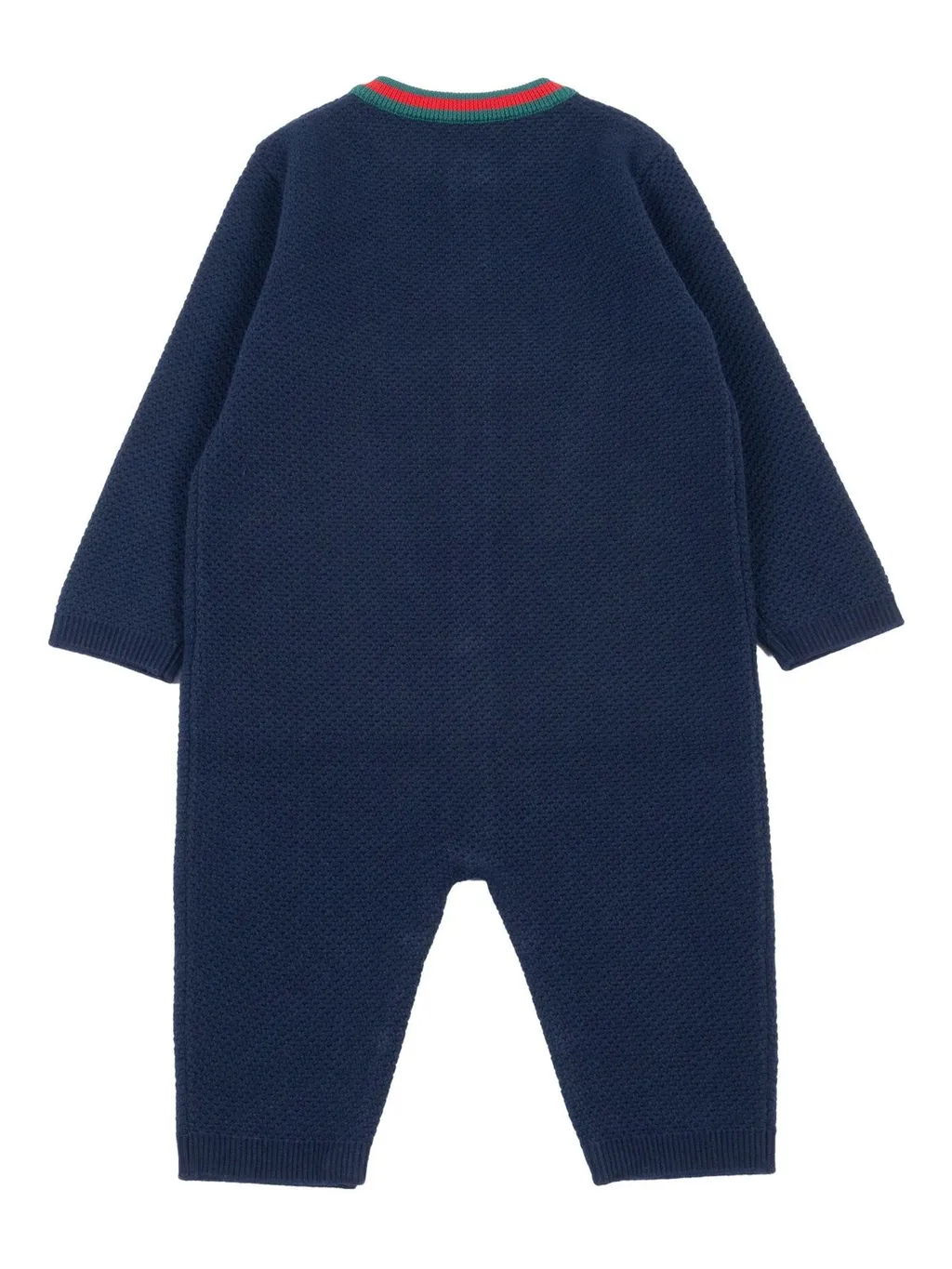 Gucci Kids Button-Up Crewneck One-Piece