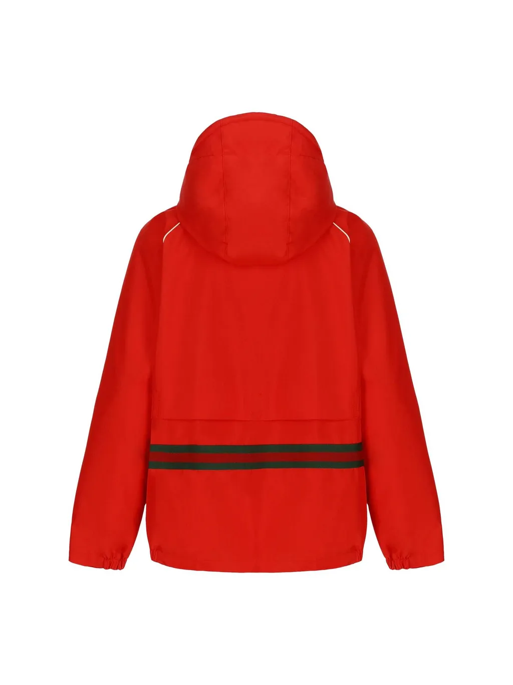 Gucci Kids Logo Patch Zip-Up Hooded Jacket