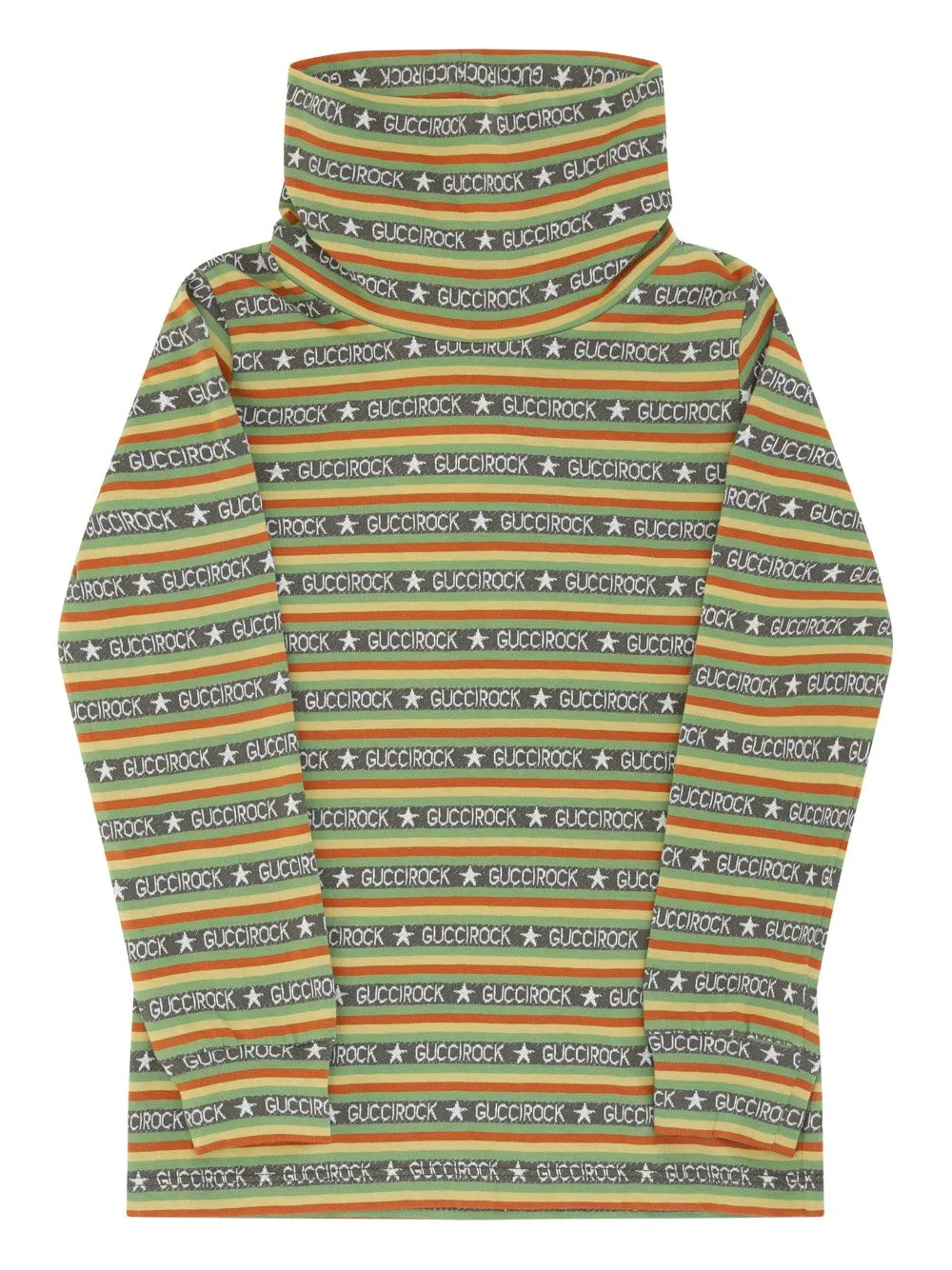 Gucci Kids Striped Roll Neck Jumper
