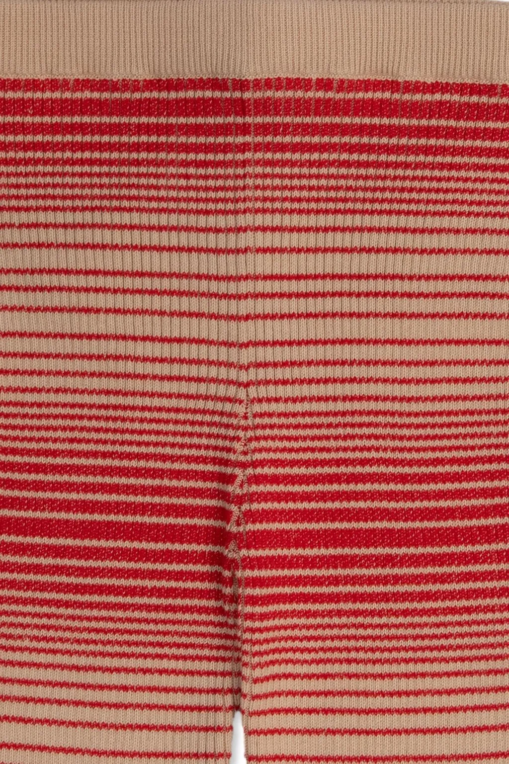 Gucci Kids Logo Patch Striped Shorts