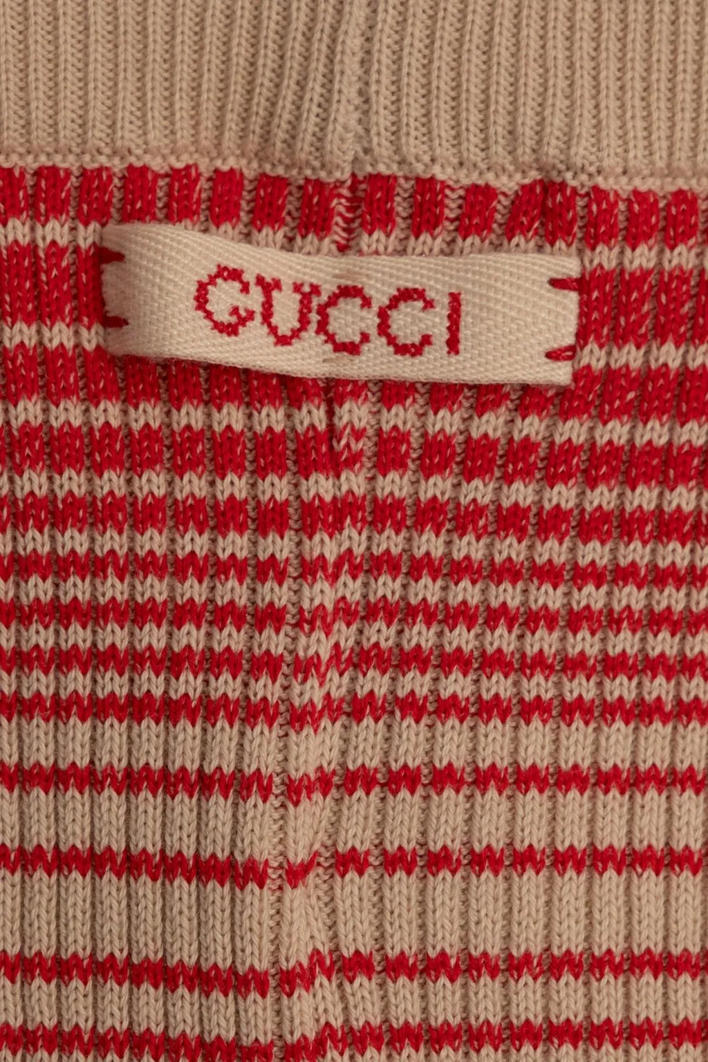 Gucci Kids Logo Patch Striped Shorts