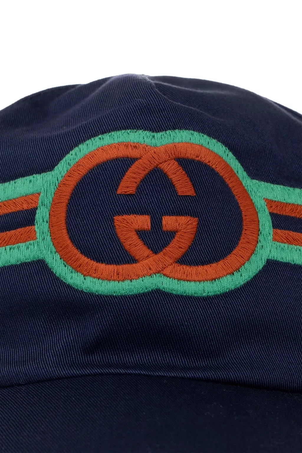 Gucci Kids Logo Embroidered Baseball Cap
