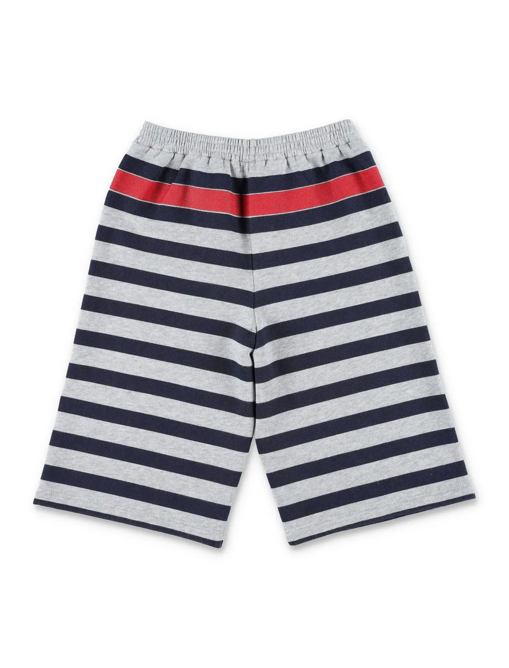 Gucci Kids Logo Printed Striped Shorts