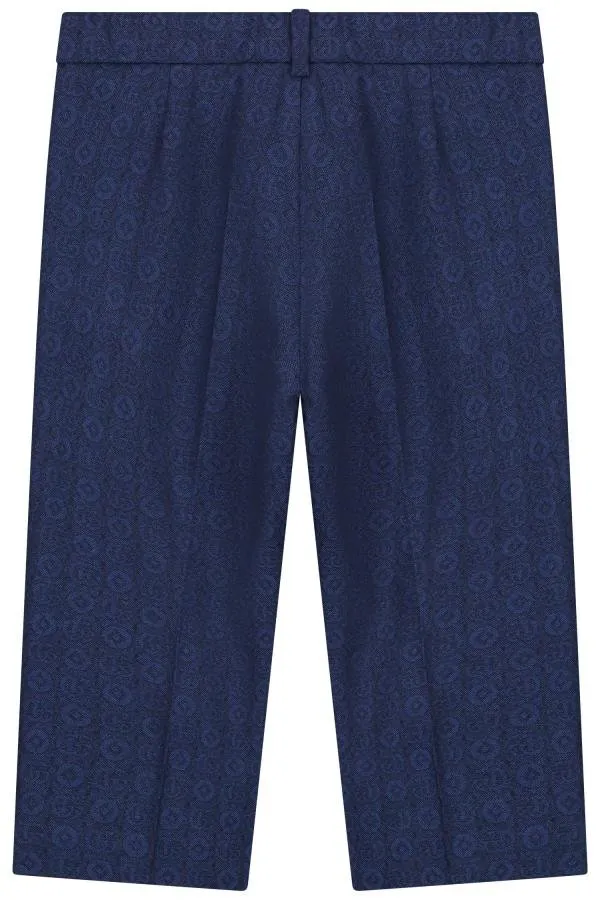 Gucci Kids Double G Straight Leg Pants
