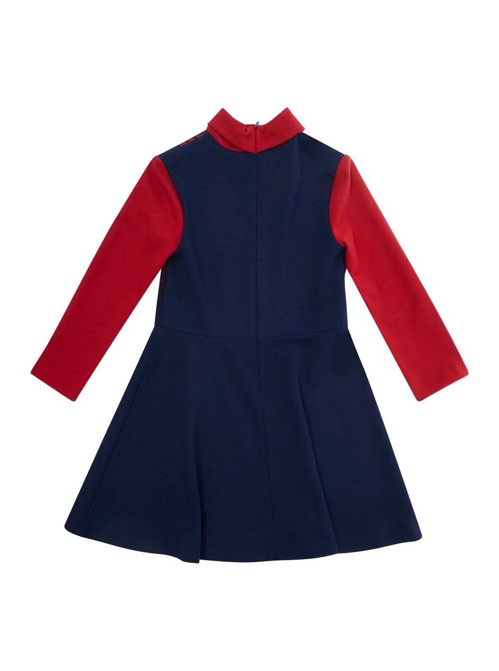 Gucci Kids Logo Embroidered Roll Neck Dress