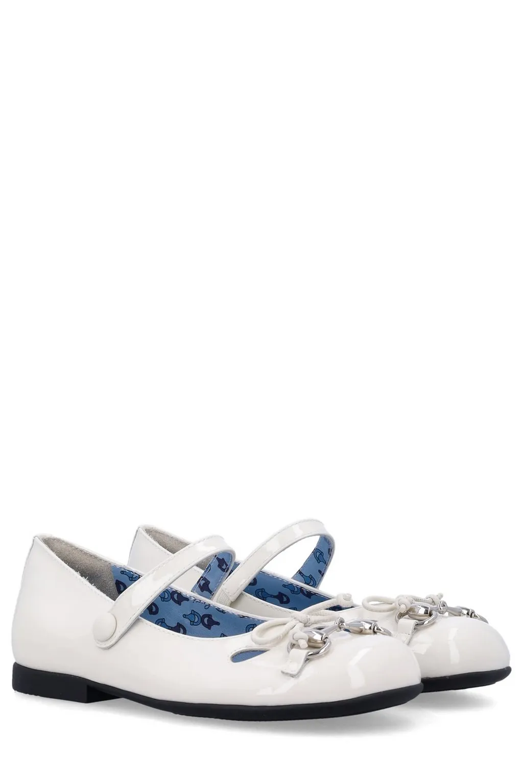 Gucci Kids Horsebit Ballet Flats