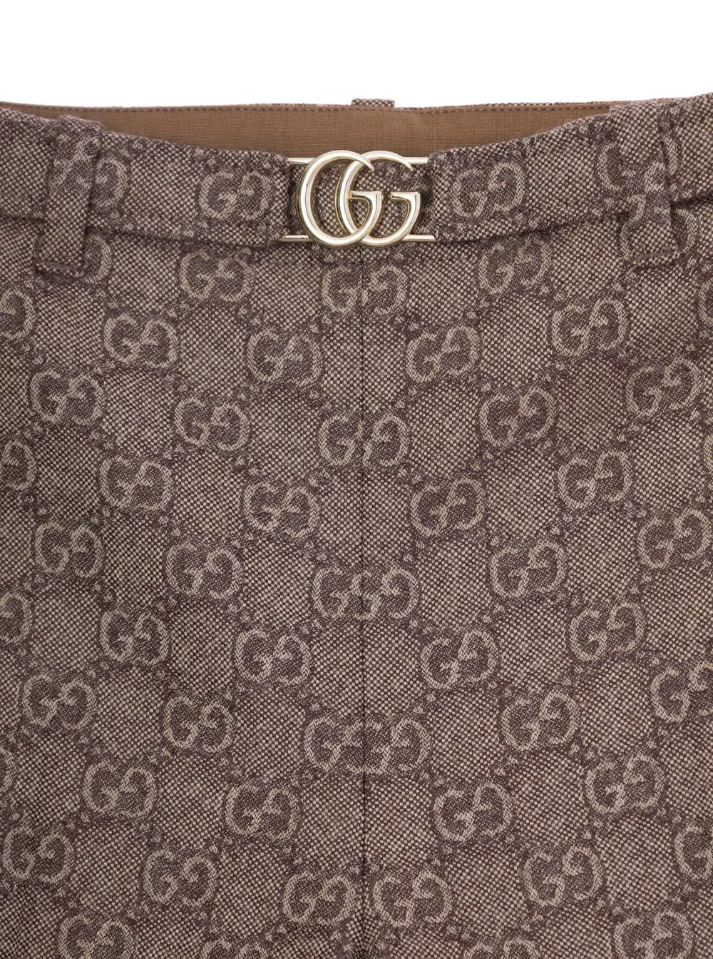 Gucci Kids Gg Supreme-Patterned Tapered Pants
