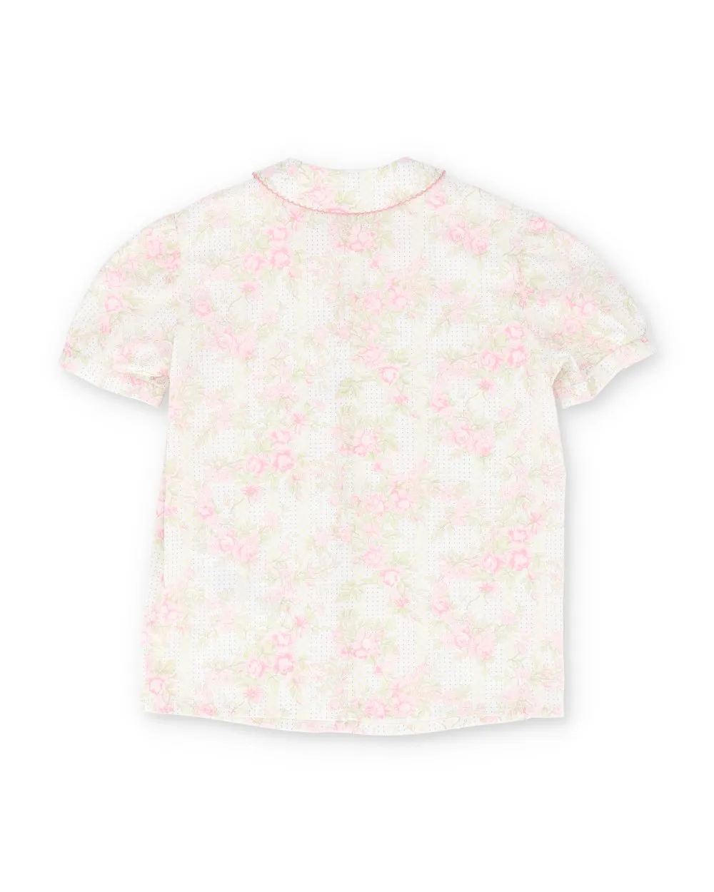 Gucci Kids Floral Printed Short-Sleeved Shirt