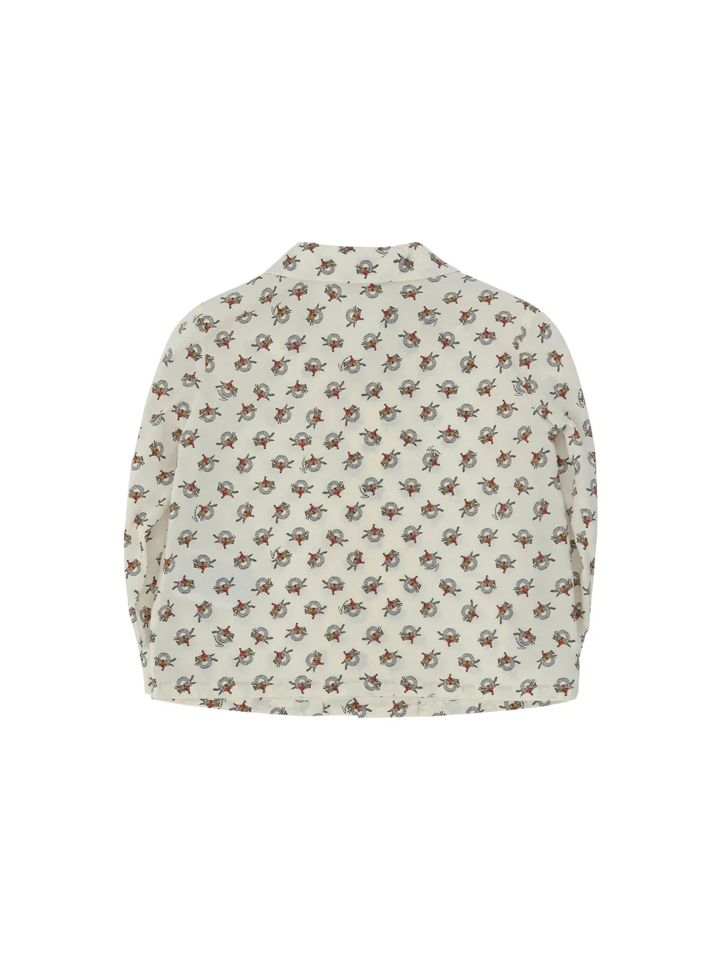 Gucci Kids Equestrian Print Long-Sleeved Shirt