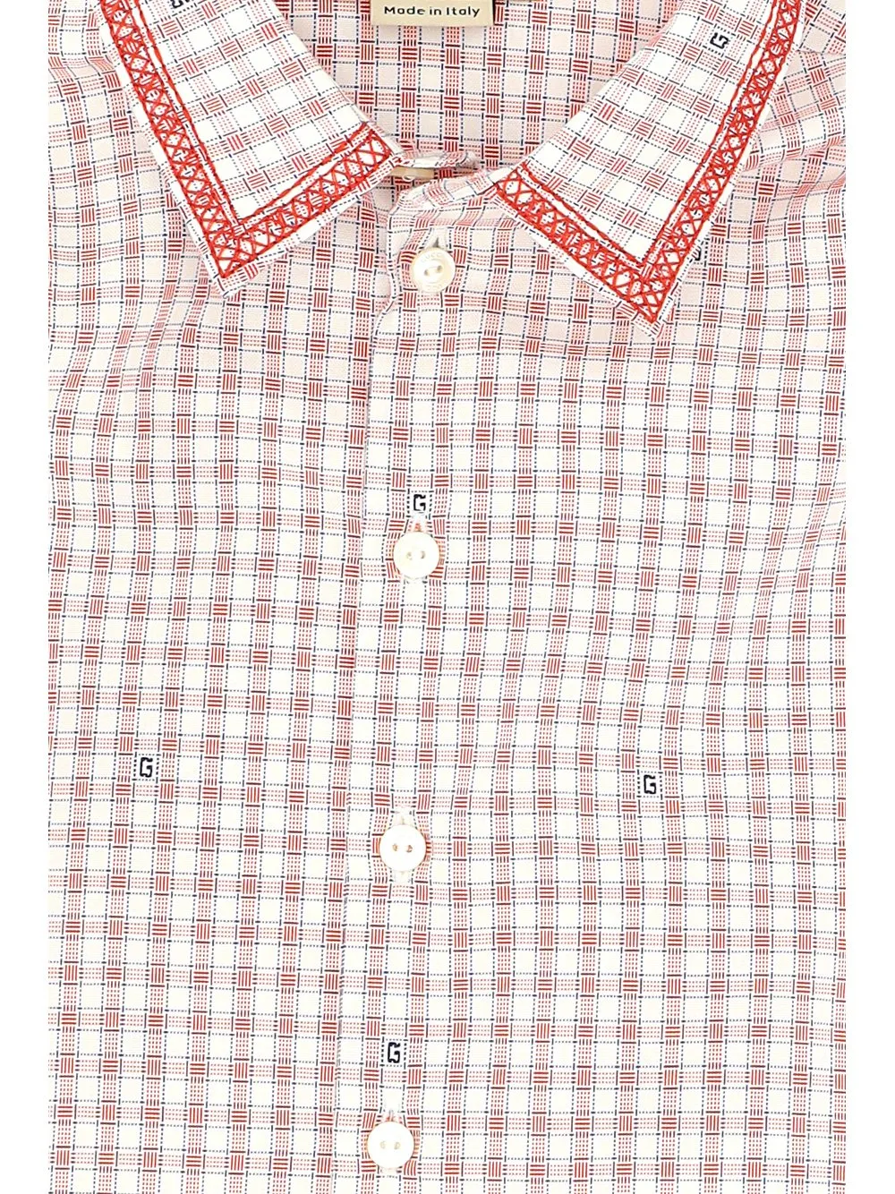 Gucci Kids Checked Long-Sleeved Shirt