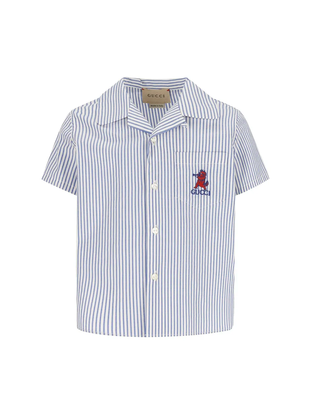 Gucci Kids Striped Short-Sleeved Shirt