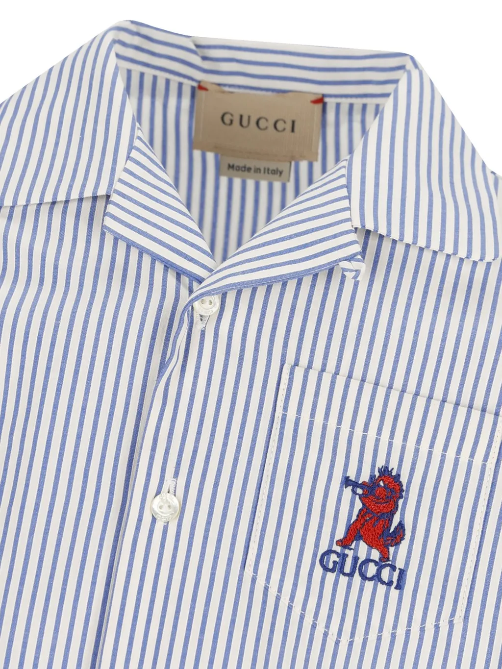 Gucci Kids Striped Short-Sleeved Shirt