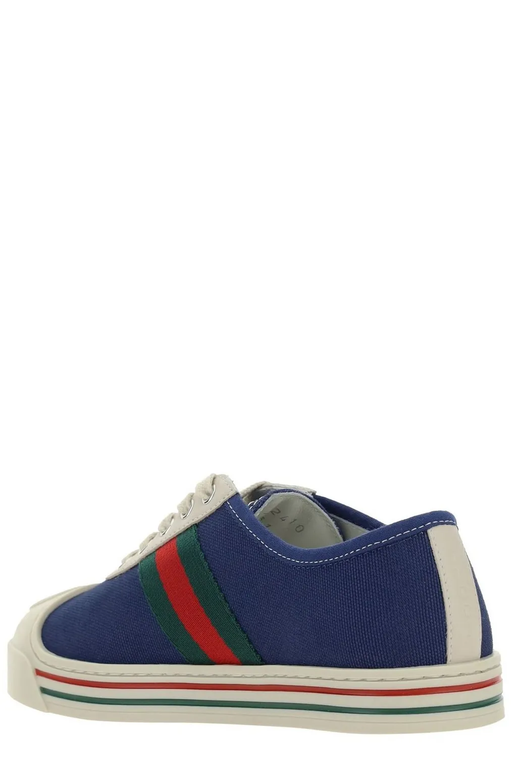 Gucci Kids Round Toe Lace-Up Sneakers