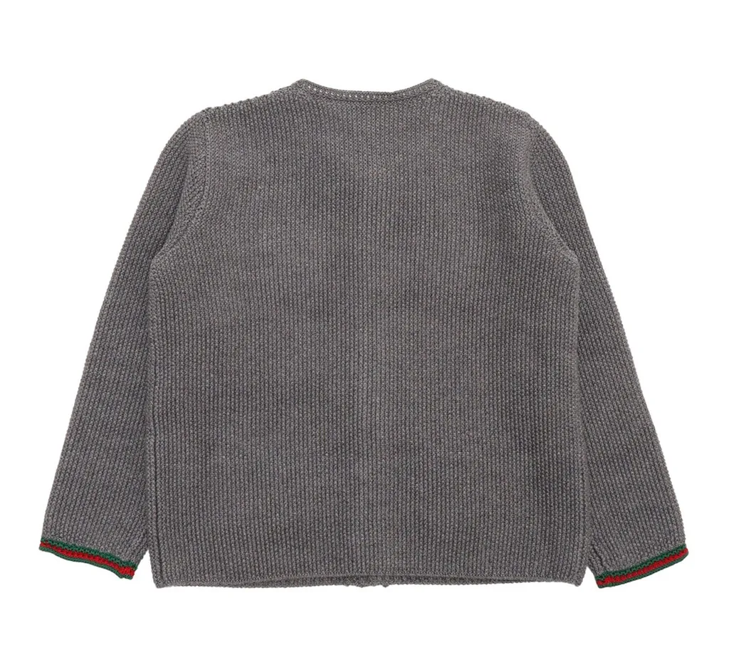 Gucci Kids Buttoned Long-Sleeved Cardigan