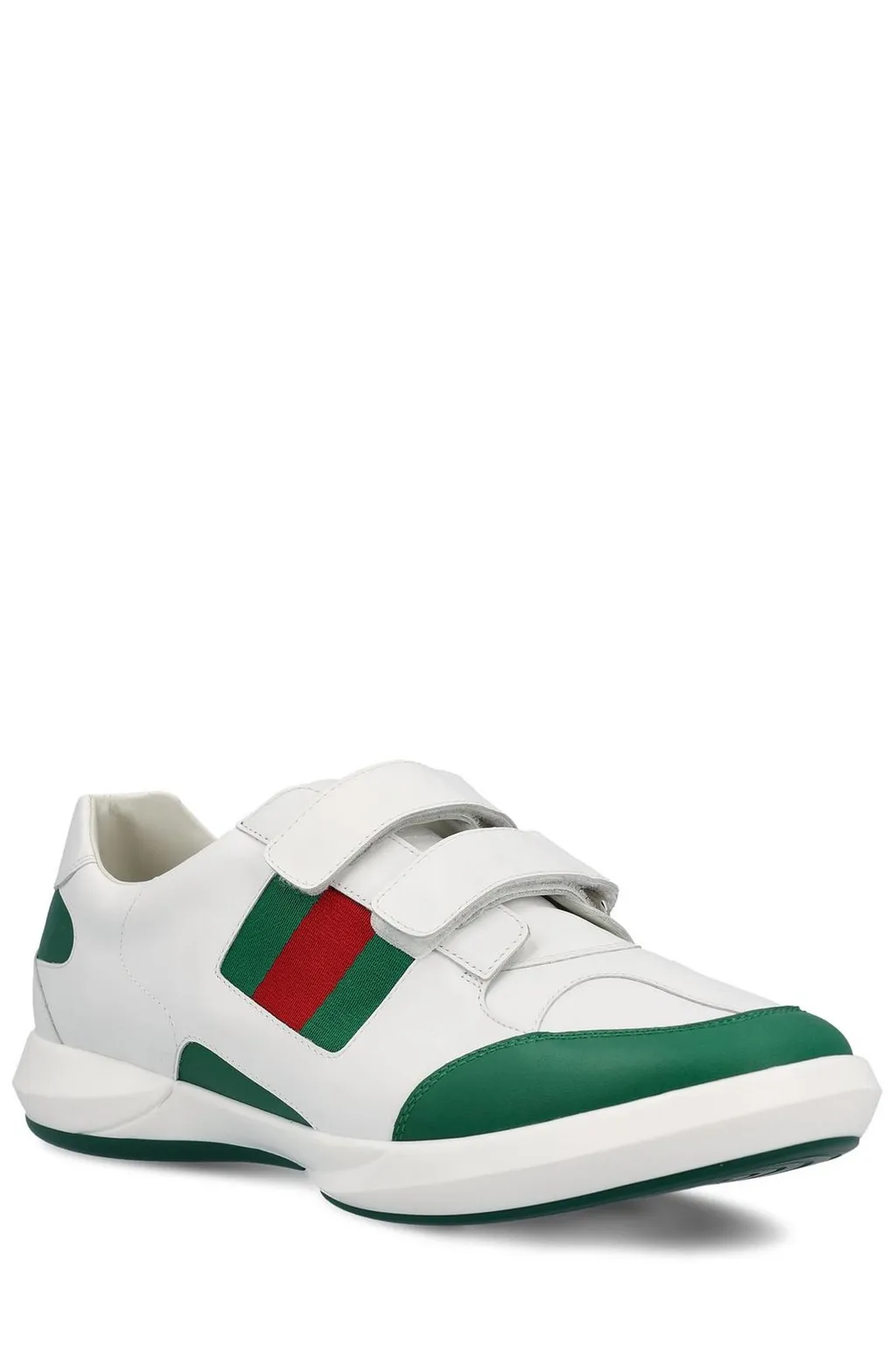 Gucci Kids Ace Web Detailed Trainers