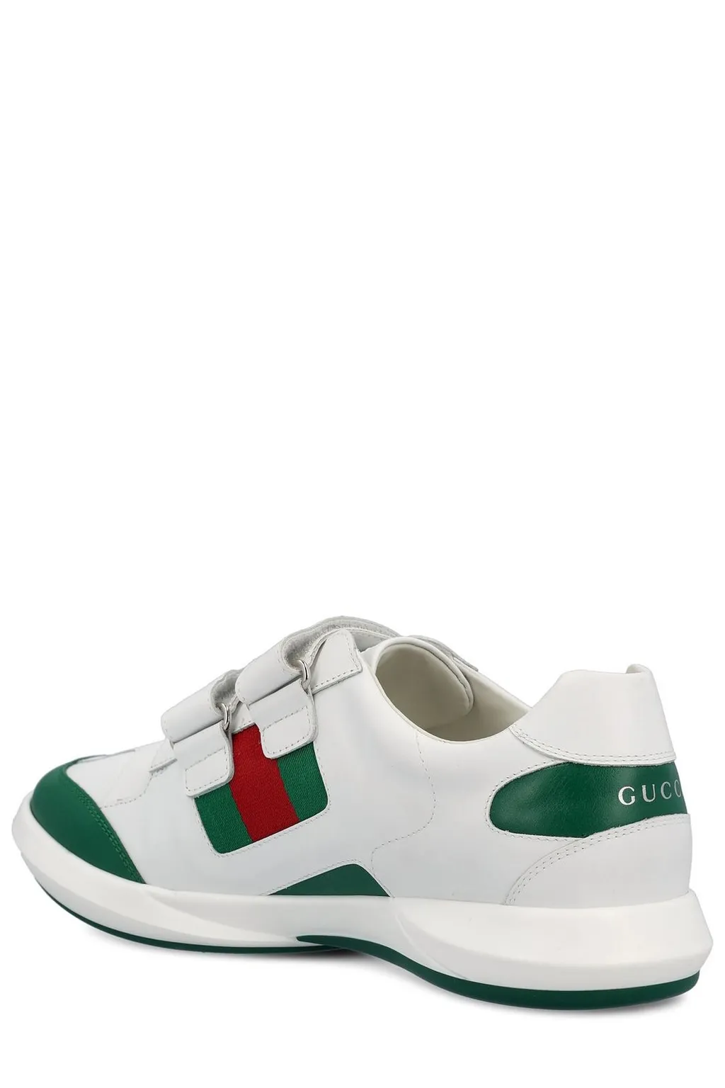 Gucci Kids Ace Web Detailed Trainers