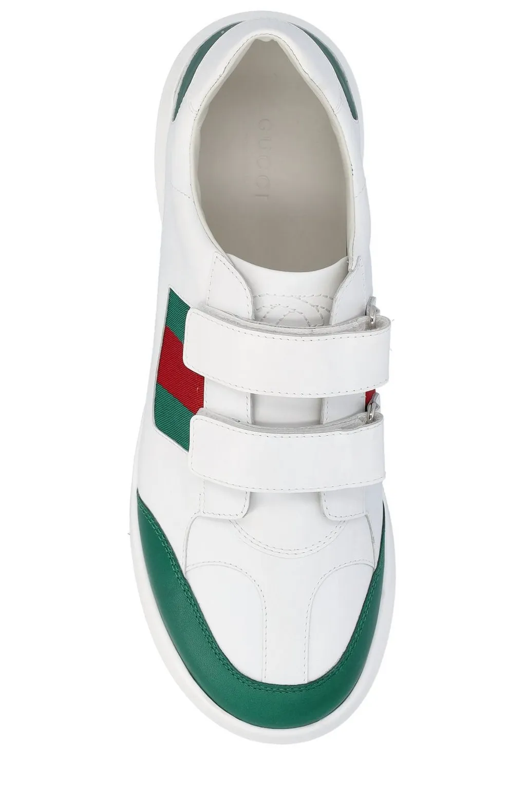 Gucci Kids Ace Web Detailed Trainers