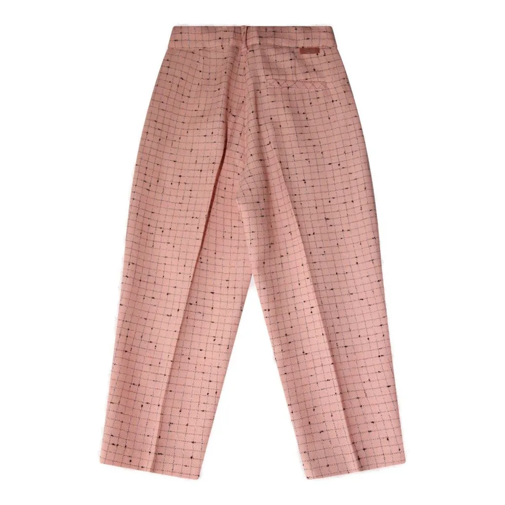Gucci Kids Checked Tapered Trousers