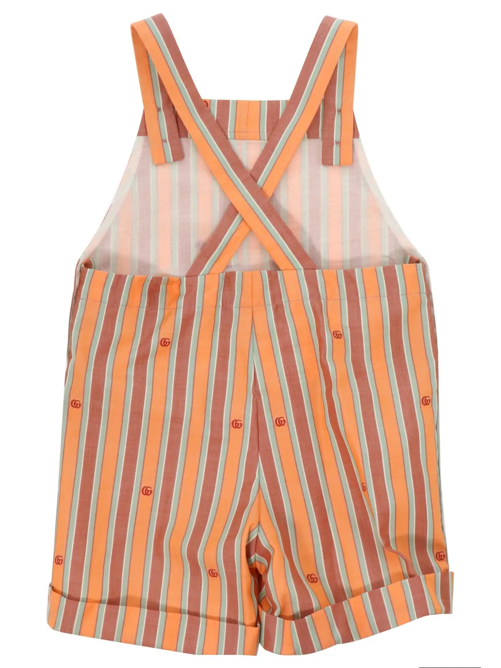 Gucci Kids Striped Sleeveless Jumpsuit