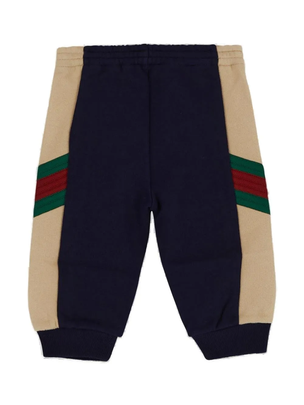 Gucci Kids Web-Stripe Trim Tapered Pants