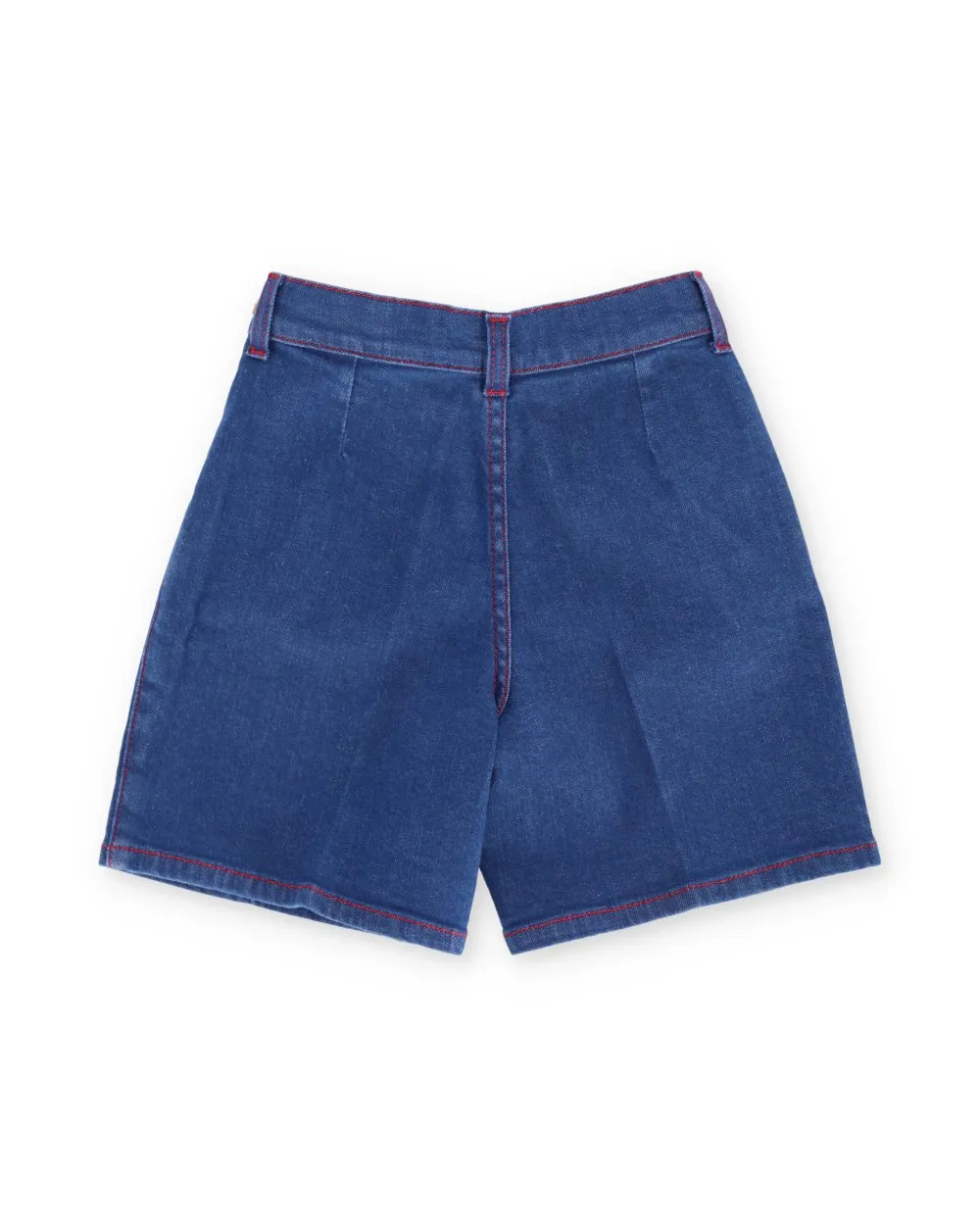 Gucci Kids Button Detailed Denim Shorts