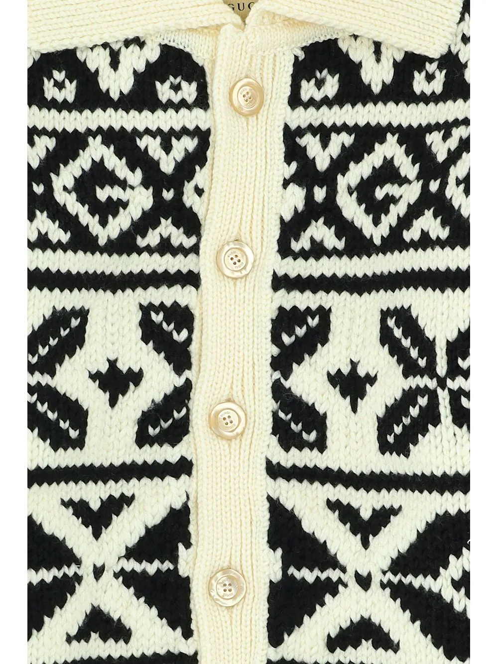 Gucci Kids Jacquard Button-Up Cardigan