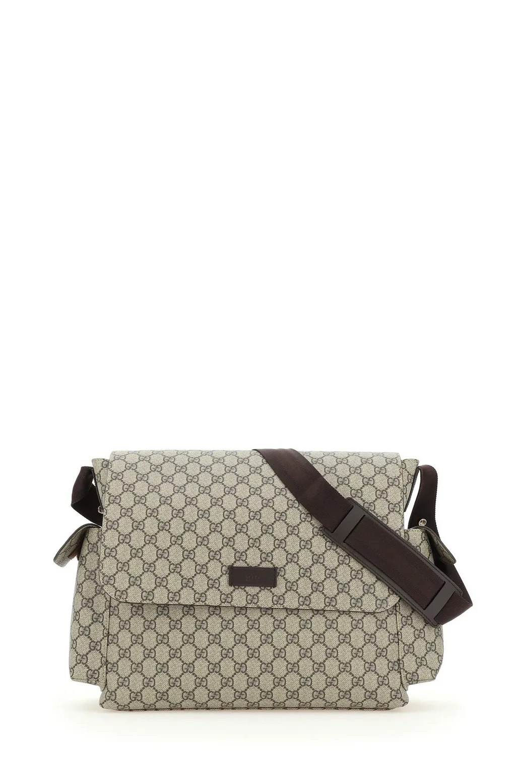 Gucci Kids Gg Supreme Foldover Top Changing Bag
