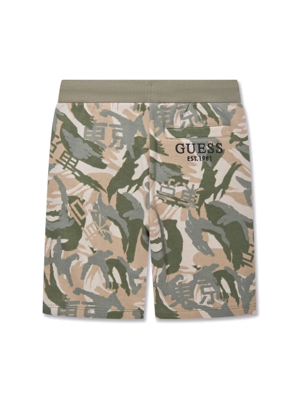 Guess Camouflage Printed Shorts